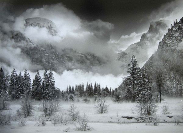 Winter Snowstorm, Yosemite, 1973