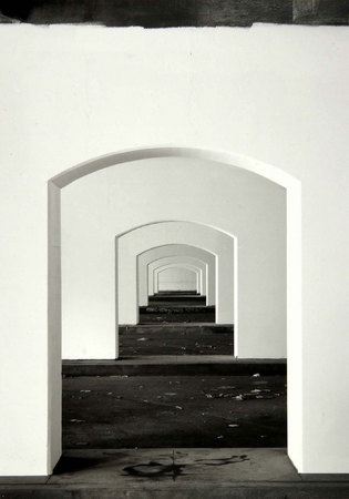 Santa Ana Freeway Bridge, Los Angeles, 1989