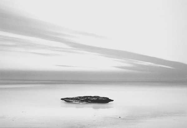 Floating Rock, Torrey Pines State Park, California, 1975